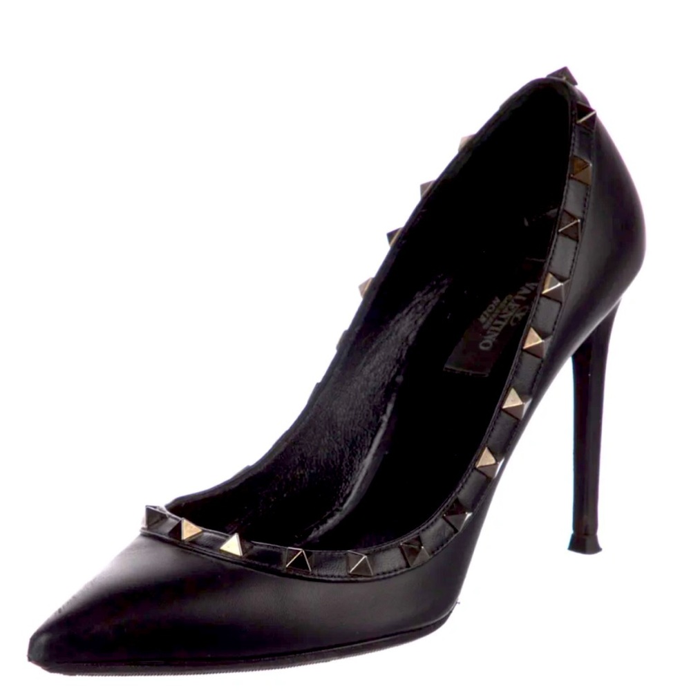 VALENTINO
Rockstud Accents Leather Pumps